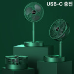 더반디 접어서어디든 폴더블 탁상선풍기 무선 휴대용 : TheBandee