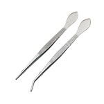 핀셋 스테인리스 16c 관리 스파튤라 TIPS 2pcs 곧은 머리 : SH유통상사