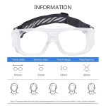 성인용 수그리 스포츠 안경, 조절 가능한 스트랩으로 김서림 방지 충격 흡수, 보호 안경 : 트웬티글로벌마켓