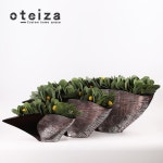 북유럽 수지 금홍 상 인 스텐실 절묘한 세트 식당용 성공 선반 고양이 화분 화기스몰사이즈400 70 170mm : 우부6