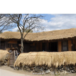 D5885 기와집 현수막 / 어린이집 초가집 현수막 유치원 흥부와놀부 1회 수정 가로형 소 : 파티붕붕