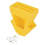 틸 P CADDY 옐로우 이코노미 팔레트 트럭 캐디 플라스틱 16 1/8인치 너비 X 18 5/8인치 높이 8 3/4인치 깊이 : 티오상점