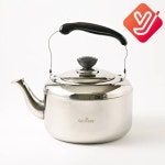 퀸센스 스텐 주전자 휘슬 스테인레스 가정용 업소용 4L : 와이제이바스켓