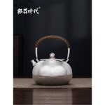은주전자 순은 주전자 수제 조롱박 이상 핸드드립 411g 호명천 수작업 광택 1L 실버 0 8리터 380g 증서 1L 이상 : SH유통a2