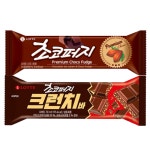 롯데 초코퍼지 2가지맛 세트, 70ml, 40개 : 스낵365