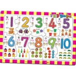 새샘 퍼즐 123숫자놀이 8절 - 개 (1개입) : MZ상점