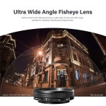 Sony NEX-3R Olympus G5 Fuji X-T1 X-T10과 호환되는 Lanscape 용 AstrHori 10mm F8 II APS-C 어안 렌즈 : 프린스타51