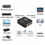 RCA에서 HDMI 변환기, AV2Hdmi 1080P RCA 복합 CVBS AV에서 HDMI 비디오 오디오 변환기 박스, PS2 Wii Xbox VHS VCR 카메라 DVD 플레이... 