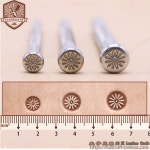 가죽 스탬핑 도구 버스트 센터 플라워 패턴 J085 스탬프 조각 공예 ZHONGJIANG J0851 (10mm) : 365어라운드마켓
