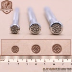 가죽 작업 스탬핑 도구 19 도트 센터 패턴 J075 우표 조각 ZHONGJIANG J0751 (10mm) : 365어라운드마켓