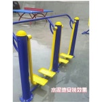 야외 공원 실외 운동 산책로 헬스 체육 놀이방 트램폴린 전원주택 시설 시설물 3기능 헬스기구 세트 : SH유통a2