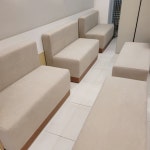 D74 병원 대기실쇼파 검진센터 동물병원 성형외과 로비 이지클린 패브릭 1000mm : DDS SOFA