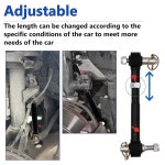 2034년 JKS용 프론트 스웨이 바 더 분리 시스템 교체 2007 2018 랭글 JK JKU와 호환 2 5 6인치 리프트 조정 가능 블랙 : 티오상점