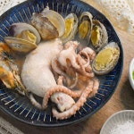 해신탕 해천탕 복날 보양식 밀키트 3인분 문어낙지 해물삼계탕 : 바다베개