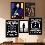 Kenny G 캔버스 아트 포스터 및 벽 예술, 그림 인쇄, 현대 가족 침실 장식, : 직구대리훈기몰