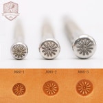 가죽 스탬핑 도구 버스트 센터 플라워 패턴 J085 스탬프 조각 공예 ZHONGJIANG J0851 (10mm) : 365어라운드마켓