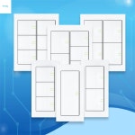 정DESIGN 와이드 스위치 1로 전기용품 안방스위치 : 밝은별25