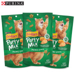 퓨리나 파티믹스 고양이 과자 스낵 쿠키 간식 피크닉크런치, 60g, 3개 : 파워도그