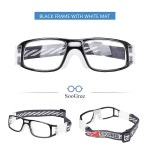 수그리 남자 농구 안경 축구 스포츠 보호 안전 고글, 교체 가능한 렌즈용 : 트웬티글로벌마켓