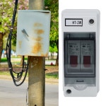 옥외 방수 배급 상자 차단기 MCB 유형 방법 AC 230V 400V : 펀치배송