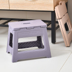 튼튼한 파스텔 접이식 의자 미니 의자 간이 플라스틱 발판 어린이집 스툴 체어 줄서기 소형 : 발품상회