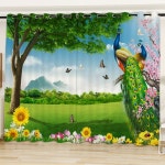 9종택1 봄날 벚꽃 풍경 꽃나무 비즈 대형 패브릭 큐빅 동물 액자형 hk850 백사커튼 패턴없음 : beflo