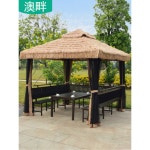 정자초가용 야외 농막 사각 정원농장정자경구농악초가옥모초가모초가벼초막 원두막 2층 조립식 짚풀 3 : 위노하우스08