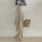 여름 냉감 밴딩팬츠 두줄 포인트 내추럴 워싱 팬츠 : 아우아AUA