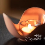 [다도 티워머] 예향원 핸드메이드 쁘띠 플라워 도자기 워머 3종 E-10488 : 예향원