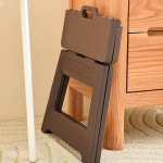 튼튼한 파스텔 접이식 의자 미니 의자 간이 플라스틱 발판 어린이집 스툴 체어 줄서기 소형 : 발품상회