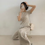 데일리 부드러운 기본티  찰떡핏 텐셀 반팔티 : 아우아AUA