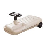 트위스트 청소 자동차 전기 물걸레 회전 씽씽이 놀이 클린카 카트 상품 그레이 기본 : 거대한상인몰