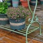 레트로 철제 화분 야외 철재 엔틱 빈티지 선반 전시대 : 리치오몬드
