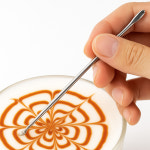 스테인리스 라떼아트 에칭펜 바리스타 교육용 바리스타자격증 핸드드립 라떼아트배우기 커피자격증 : 아쿠아노바 필수품추천스토어