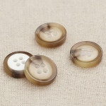 63-104 모코블링 투톤 단추 15mm/투톤베이지 : 코튼빌