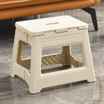 튼튼한 파스텔 접이식 의자 미니 의자 간이 플라스틱 발판 어린이집 스툴 체어 줄서기 소형 : 발품상회