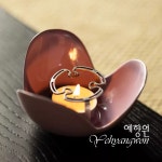 [다도 티워머] 예향원 핸드메이드 쁘띠 플라워 도자기 워머 3종 E-10488 : 예향원