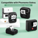 라벨기 다색 열 라벨 스티커 자체 접착 20-50mm 호환 Phomemo M110 P50 메이커 : 무지개종합유통