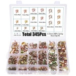 345Pcs 5 22mm 14 Size Manganese Steel Spring Driv : 제이월드무역