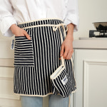 [오이코스] 테리코튼 스트라이프 앞치마 & 주방장갑  5컬러 : 감자 컴퍼니