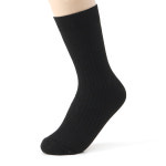 S.W 남성 남자 골지 중목 양말 삭스 블랙 검정색 남자정장 스타킹 정장 : 서원산업