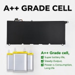 PW23Y 노트북 배터리 7.6V 60WH Dell Latitude XPS 13 9360 9343 RNP72 JD25G JHXPY RWT1R P54GTP1GT 5K9CP DIN02 : 넘버원제이에스