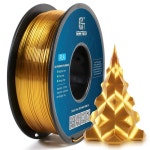 3D 프린터용 지텍 실크 PLA 필라멘트 75mm 금속처럼 반짝이는 소모품 1kg 2파운드 스풀 치수 정확도 03mm 골드 White : 글로벌크레스트