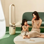 한국의 블레이드리스 가정용 저소음 공기 청정기 바닥에서 천장까지 순환 풍력 타워 220 DS-8W green 영국 : 7daysfashion