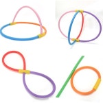 2개의 연결부가 있는 59인치 중공 폼 풀 수영 누들 폼 누들 2개 : lianlian9