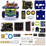 Arduino에 적합한 Bluetooth 프로그래밍 가능한 지능형 자동차 추적 및 장애물 회피 적외선 원격 제어 로봇 키트 : 유통일번가