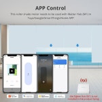 자동 커튼 롤러 홈 , Zigbee 38mm Alexa 셔터 음성 튜브용 지원 제어 Ze : 민트코알라