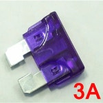 (100 개) 3A / 32V 자동차 차량 자동 중간 블레이드 ATO 퓨즈 3 Amp 퓨즈. : 지산국제물류