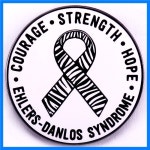 EDS 얼룩말 리본 에나멜 브로치 라펠 배지 핀 패션 액세서리 선물 PBR277 용기 강력 희망 엘러스-단로스 신드롬 : bomsoul