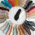[g3435] 28Color 여성 빅사이즈 바캉스 플립플랍 납딱이 심플 조리 슬리퍼 : 새로이클라쓰